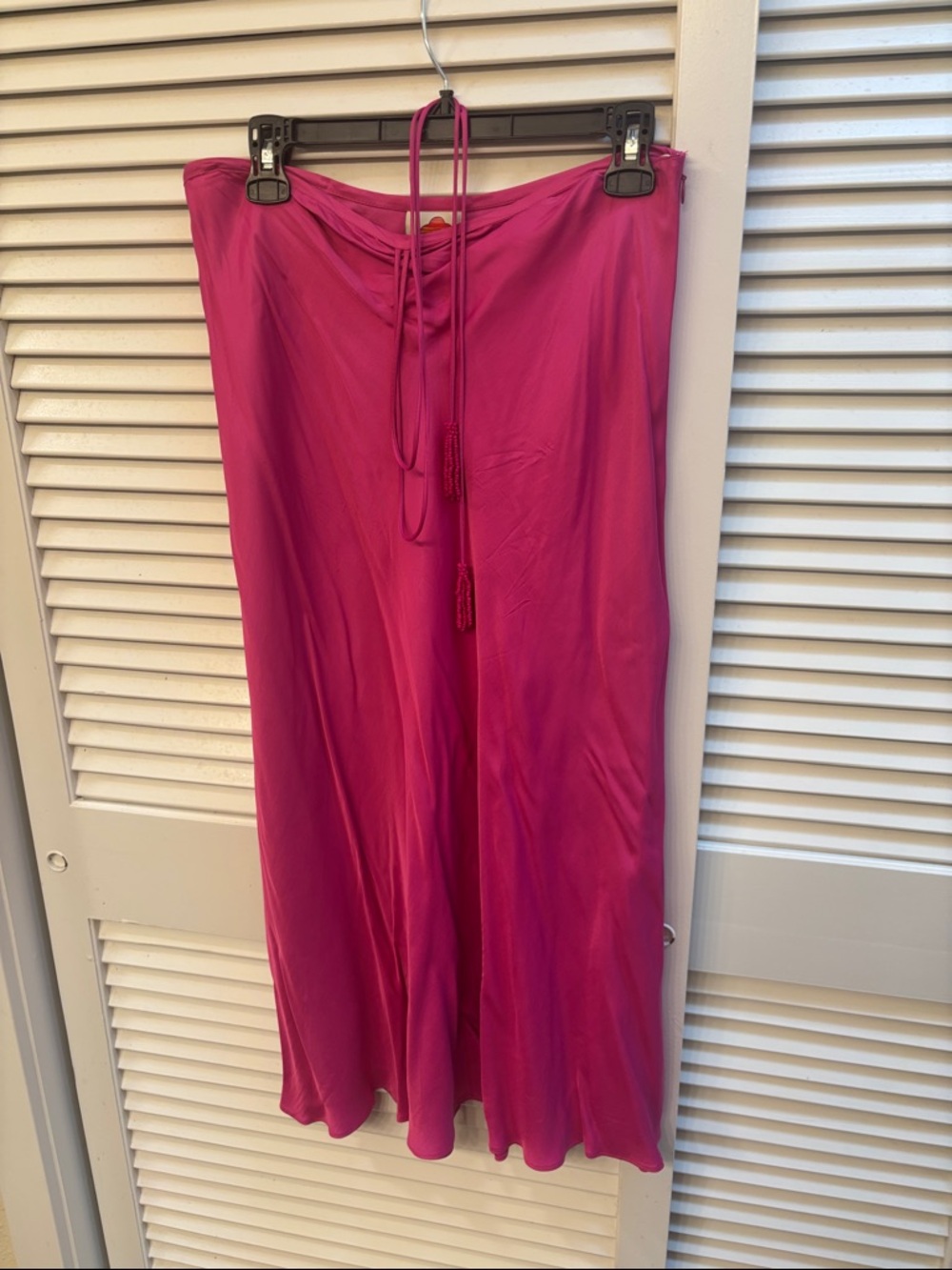 FARM Rio Fuchsia Maxi Skirt - size L